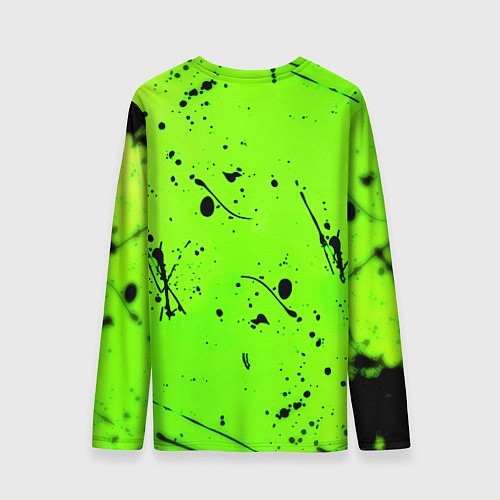 Мужской лонгслив Xbox кислотный стиль / 3D-принт – фото 2