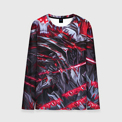 Мужской лонгслив Красная адская броня