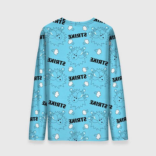 Мужской лонгслив Игра в боулинг / 3D-принт – фото 2