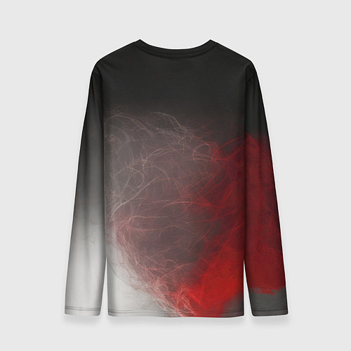 Мужской лонгслив Девушка в кибернетическом шлеме / 3D-принт – фото 2