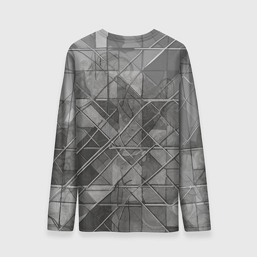 Мужской лонгслив Девушка в цилиндре / 3D-принт – фото 2