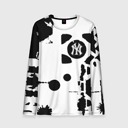 Мужской лонгслив New York yankees - baseball team pattern