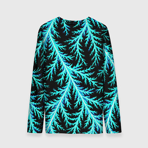 Мужской лонгслив Разряды электричества Tie Dye / 3D-принт – фото 2