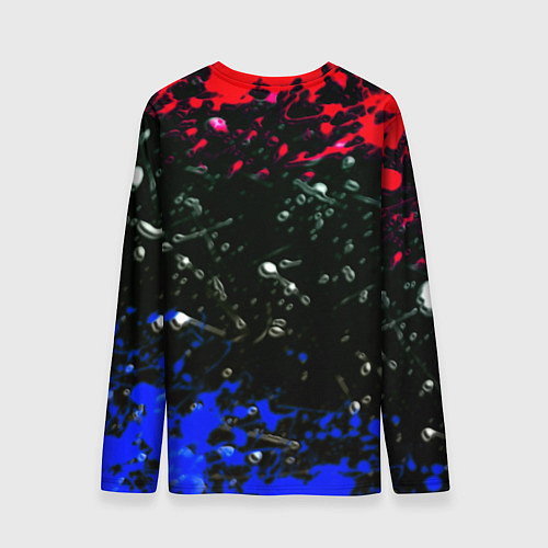 Мужской лонгслив Mazda краски абстракция спорт / 3D-принт – фото 2
