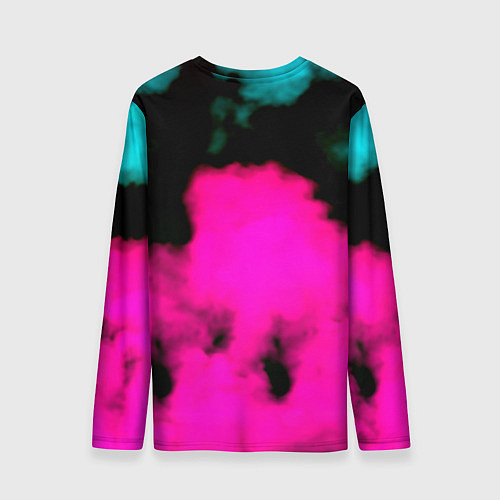 Мужской лонгслив Монстр хантер неоновые фон / 3D-принт – фото 2