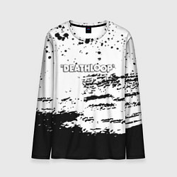 Лонгслив мужской Deathloop чёрные краски, цвет: 3D-принт