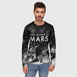 Лонгслив мужской Thirty Seconds to Mars black graphite, цвет: 3D-принт — фото 2