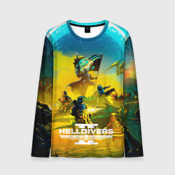 Лонгслив мужской Helldivers 2: Battle, цвет: 3D-принт