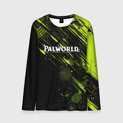 Лонгслив мужской Palworld logo black green, цвет: 3D-принт