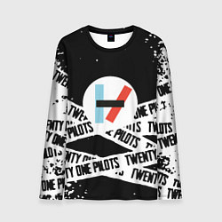 Мужской лонгслив Twenty one pilots stripes steel