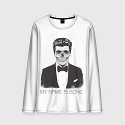 Лонгслив мужской My name is Bone, цвет: 3D-принт