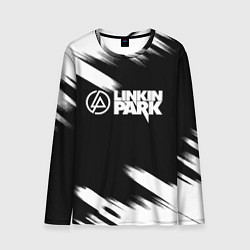 Мужской лонгслив Linkin park рок бенд краски