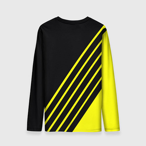 Мужской лонгслив Borussia sport line uniform / 3D-принт – фото 2