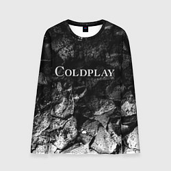 Лонгслив мужской Coldplay black graphite, цвет: 3D-принт