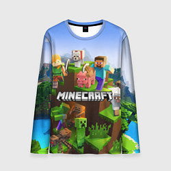 Мужской лонгслив Minecraft pixel world