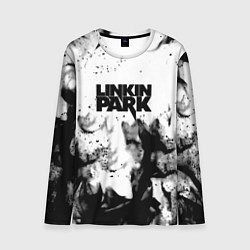 Лонгслив мужской Linkin park огненный дым рок, цвет: 3D-принт