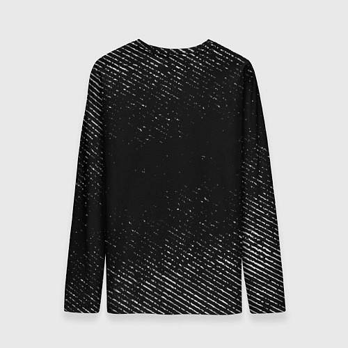 Мужской лонгслив Bayern с потертостями на темном фоне / 3D-принт – фото 2