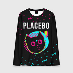 Мужской лонгслив Placebo - rock star cat