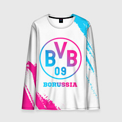 Мужской лонгслив Borussia neon gradient style