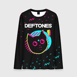 Мужской лонгслив Deftones - rock star cat