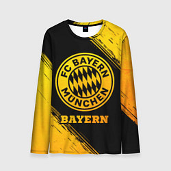 Мужской лонгслив Bayern - gold gradient