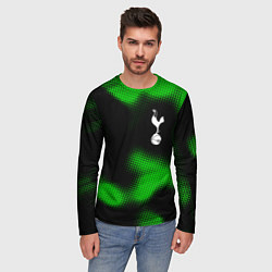 Лонгслив мужской Tottenham sport halftone, цвет: 3D-принт — фото 2