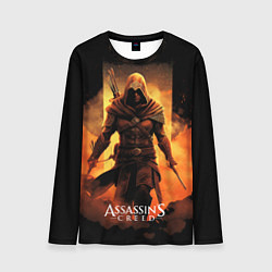 Лонгслив мужской Assassins creed пустыня на фоне, цвет: 3D-принт