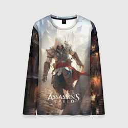 Лонгслив мужской Assassins creed старинный город, цвет: 3D-принт