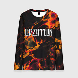 Мужской лонгслив Led Zeppelin red lava