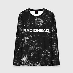 Лонгслив мужской Radiohead black ice, цвет: 3D-принт