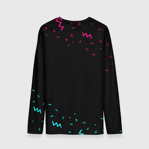 Мужской лонгслив Avril Lavigne - rock star cat / 3D-принт – фото 2