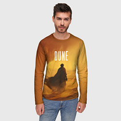 Лонгслив мужской Дюна - пустыня, цвет: 3D-принт — фото 2