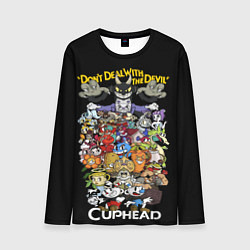 Мужской лонгслив Cuphead enemys