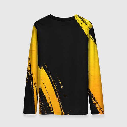 Мужской лонгслив Everton - gold gradient вертикально / 3D-принт – фото 2