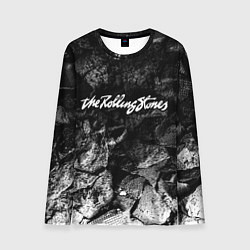 Мужской лонгслив Rolling Stones black graphite