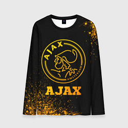 Мужской лонгслив Ajax - gold gradient