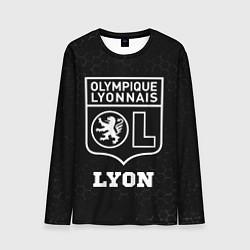 Мужской лонгслив Lyon sport на темном фоне