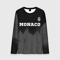 Мужской лонгслив Monaco sport на темном фоне посередине