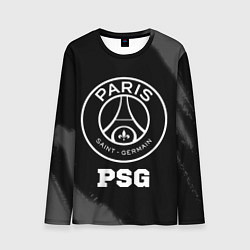 Мужской лонгслив PSG sport на темном фоне