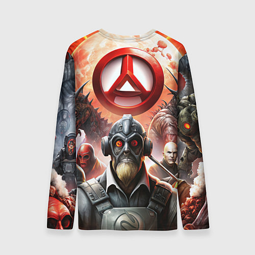 Мужской лонгслив Abiotic Factor атомные монстры / 3D-принт – фото 2
