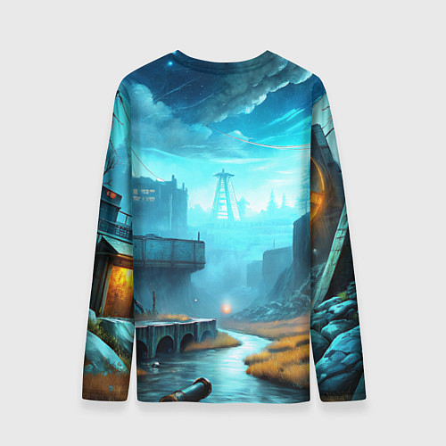 Мужской лонгслив Abiotic Factor производство / 3D-принт – фото 2