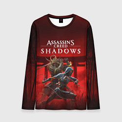 Лонгслив мужской Персонажи Assassins creed shadows, цвет: 3D-принт