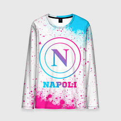 Лонгслив мужской Napoli neon gradient style, цвет: 3D-принт