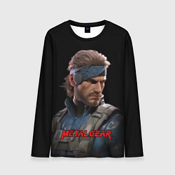 Лонгслив мужской Веном Снейк из игры Metal gear, цвет: 3D-принт