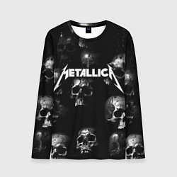 Лонгслив мужской Metallica - logo rock group, цвет: 3D-принт