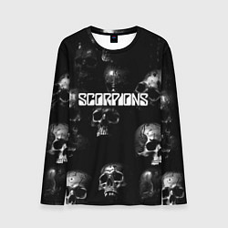 Мужской лонгслив Scorpions logo rock group