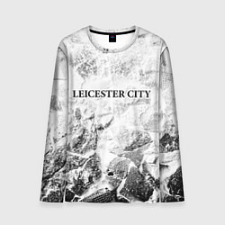 Мужской лонгслив Leicester City white graphite