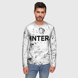 Лонгслив мужской Inter dirty ice, цвет: 3D-принт — фото 2