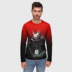 Лонгслив мужской Кайдзю - Хибино, цвет: 3D-принт — фото 2