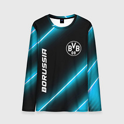 Лонгслив мужской Borussia неоновые лампы, цвет: 3D-принт